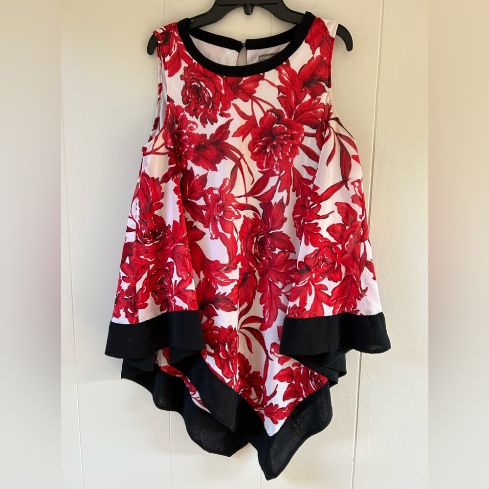Jessica London Handkerchief Hem Tunic